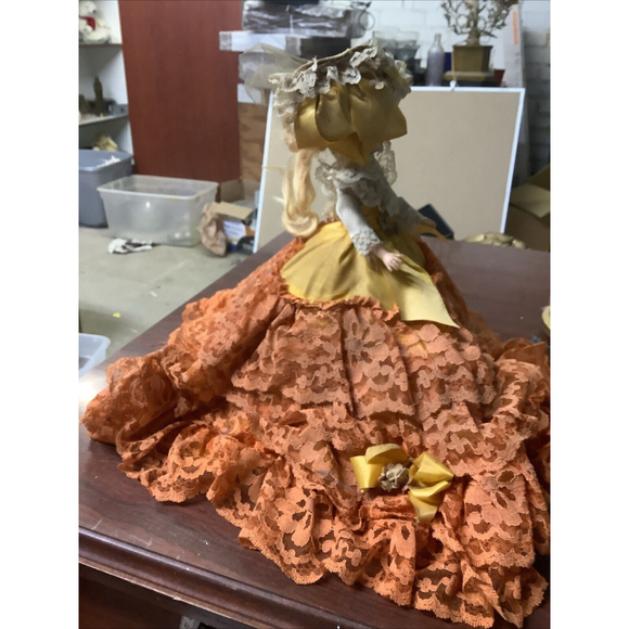 Vintage 40s-50s -Handmade Doll Gone With The Wind Style 11” - Picture 5 of 14